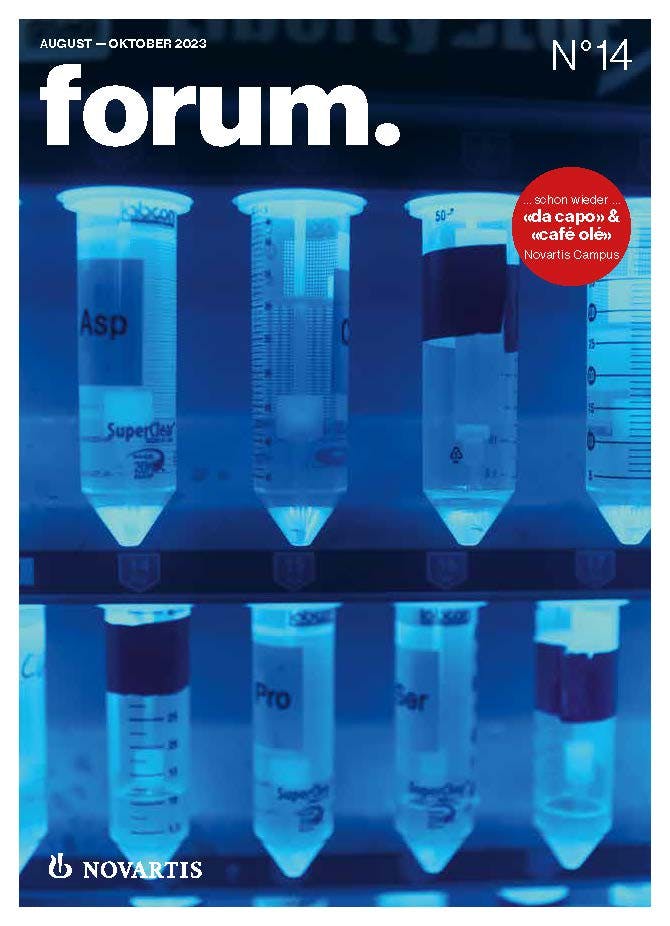 Cover image of Novartis Live.Magazine forum N°14