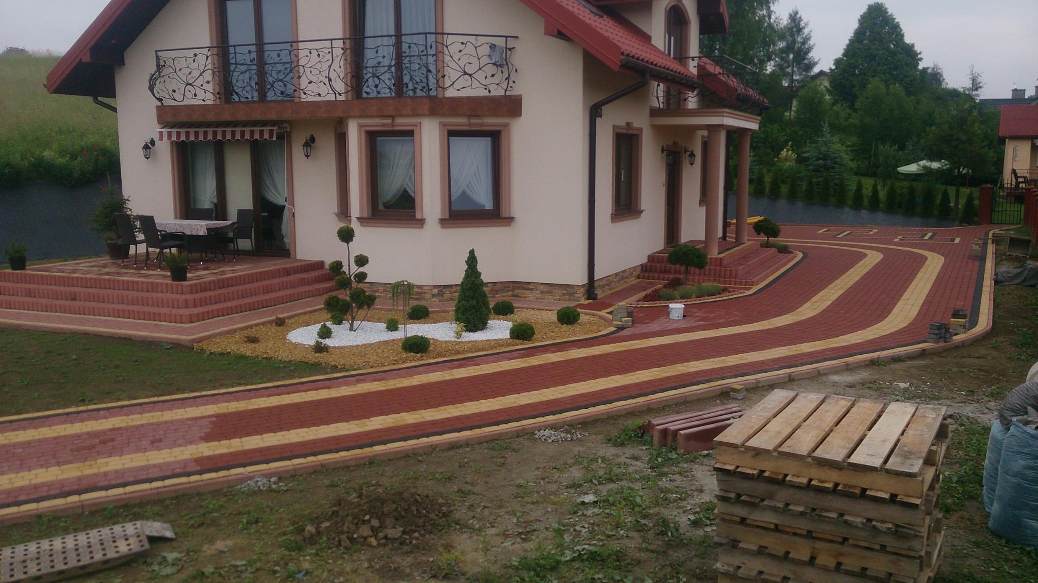 podjazd kostka brukowa bruk-bet nostalit