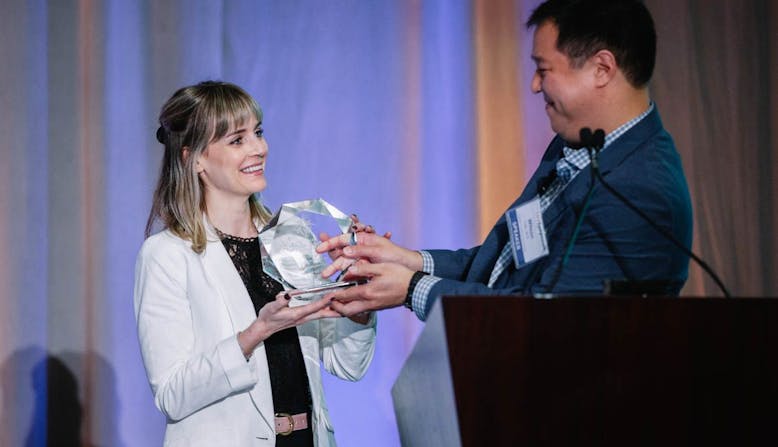 Medical professional award, presented by NPF.