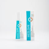 A bottle and box of Medovie 3HX™ All-Natural Scalp Lotion For Psoriasis-Prone Scalp (50g).