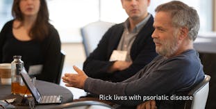 Rick lives with psoriatic disease.