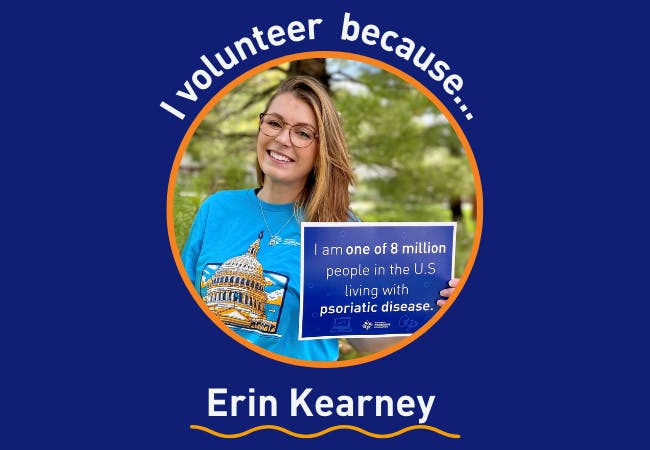 I volunteer because . . . Erin Kearney
