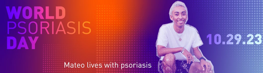 World Psoriasis Day 2023 - Mateo lives with psoriasis