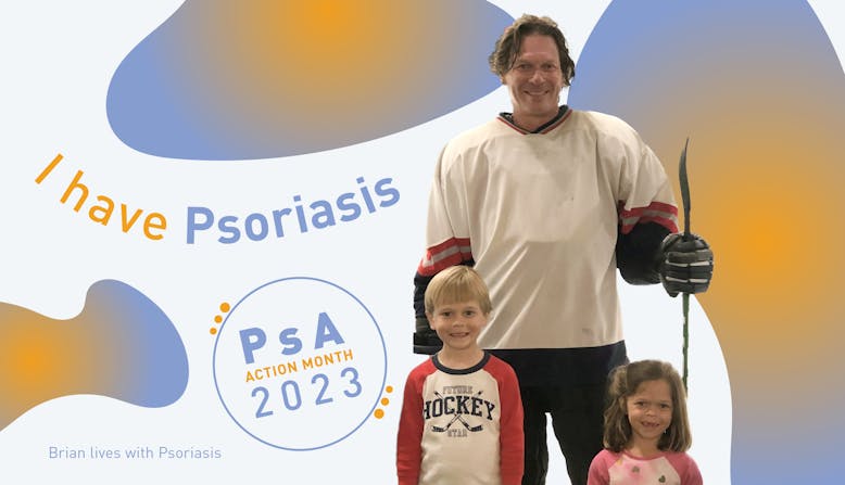 I have psoriasis graphic for PsA Action Month 2023