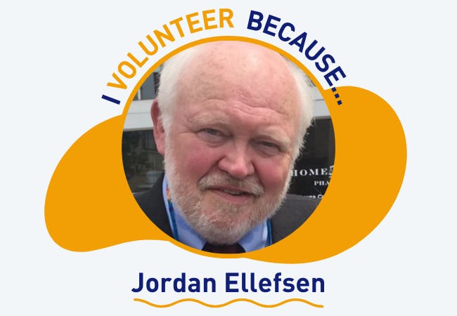 I Volunteer Because . . . Jordan Ellefsen