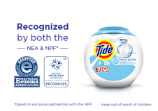 A box of Tide PODS® Free and Gentle Laundry Detergent