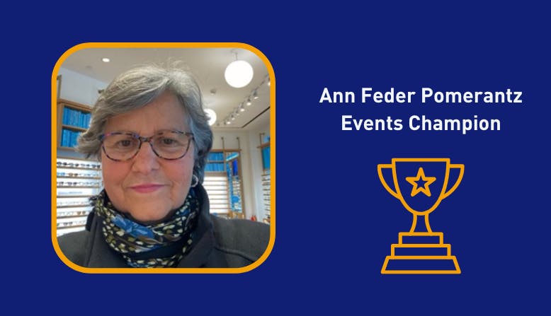 Ann Feder Pomerantz, 2023 NPF Events Champion