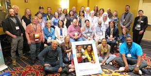 Group photo of the attendees and NPF staff at the Community Conference - Healthier Together: Learning for All Ages