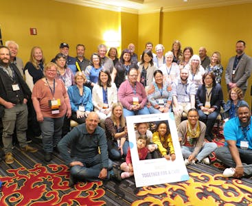Group photo of the attendees and NPF staff at the Community Conference - Healthier Together: Learning for All Ages
