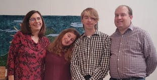 NPF Volunteer, Jessie Houston and her family.