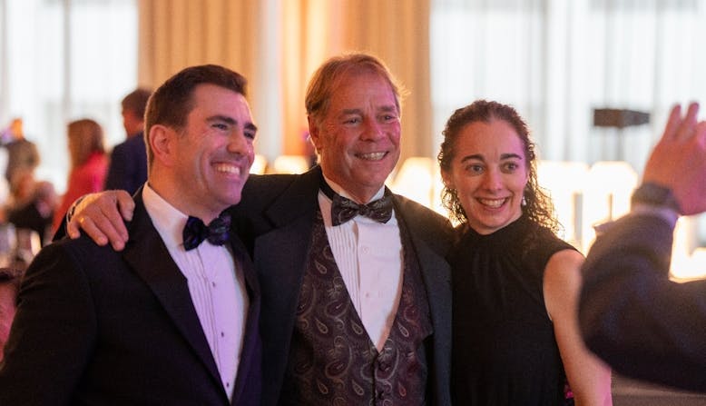 Attendees at the 2024 Commit to Cure Gala smile and pose.
