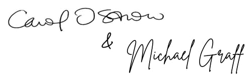 Carol Ostrow & Michael Graff signatures