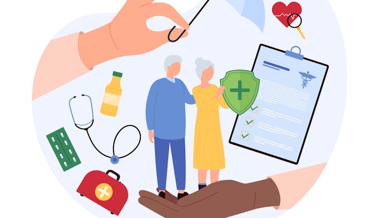 Medicare concept graphic.