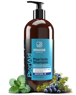 Sphagnum Botanicals Natural and Medicated Psoriasis Shampoo with Peat Mud and Salicylic Acid 3%