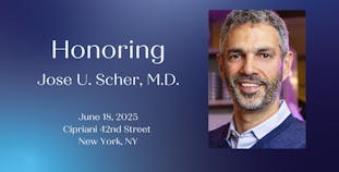 Commit to Cure Gala: Jose U. Scher, M.D.