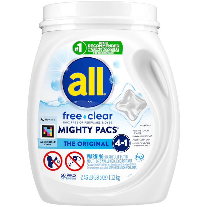 all® free clear Mighty Pacs® The Original