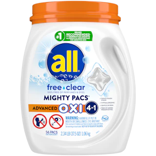 all® free clear Mighty Pacs® Advanced Oxi