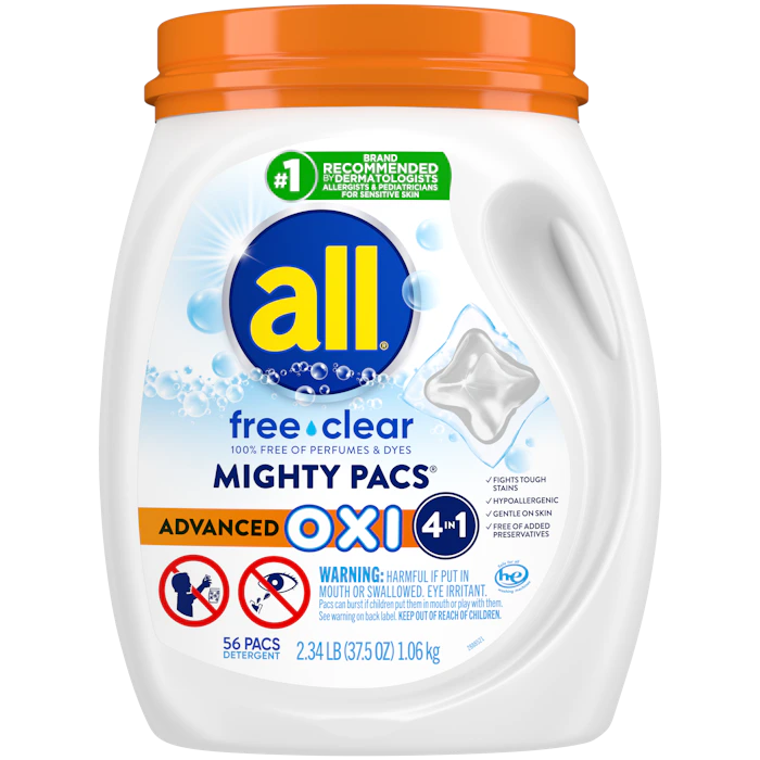 all® free clear Mighty Pacs® Advanced Oxi
