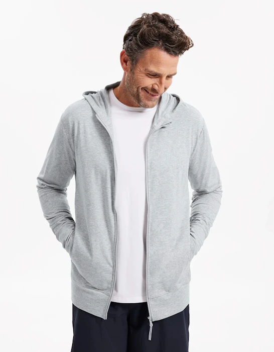 Solbari Summer Essential Hooded Zip Top UPF 50+