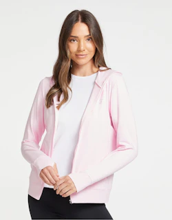 Solbari Luxe Hooded Full Zip Top UPF 50+