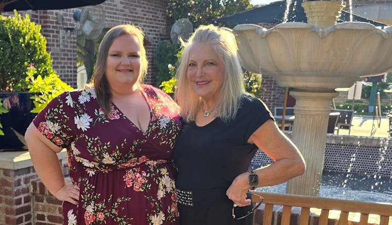 Rebecca Cohen and her mom