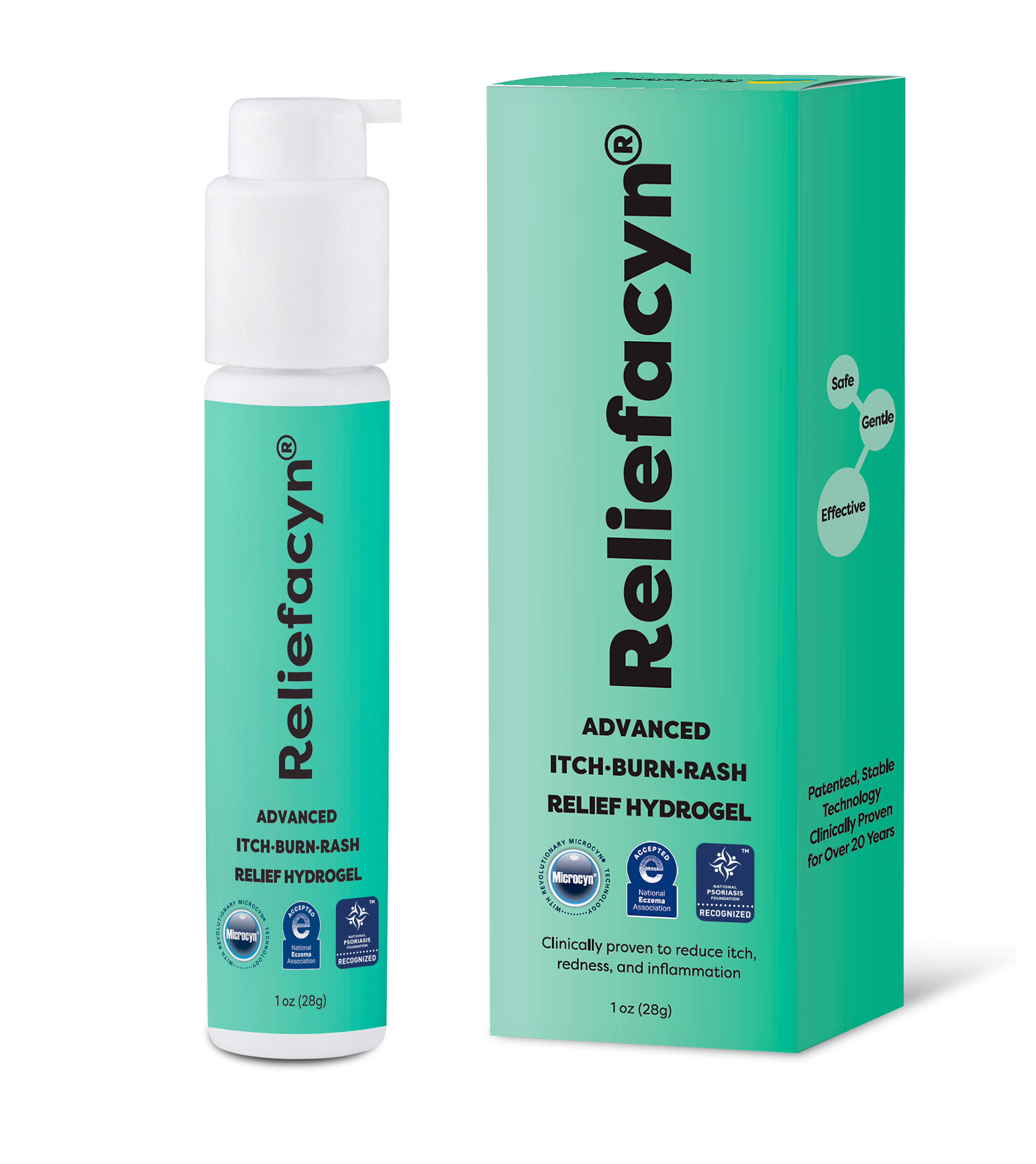 Sonoma Pharmaceuticals Reliefacyn Advanced Itch-Burn-Rash-Pain Relief Hydrogel