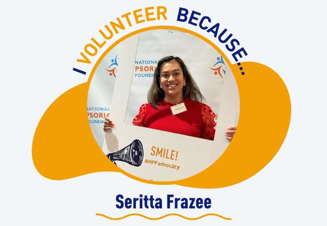 I volunteer because - Seritta Frazee