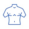 Icon of a person's chest