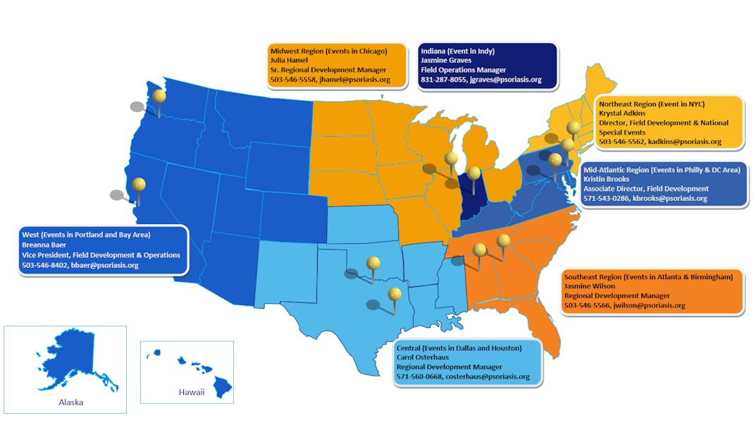 NPF Regions Map