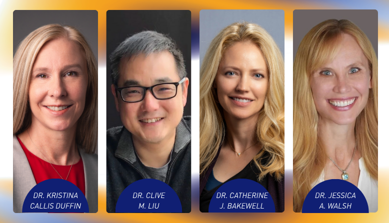 Honoring Drs. Kristina Callis Duffin, Clive M. Liu, Catherine J. Bakewell, and Jessica A. Walsh.