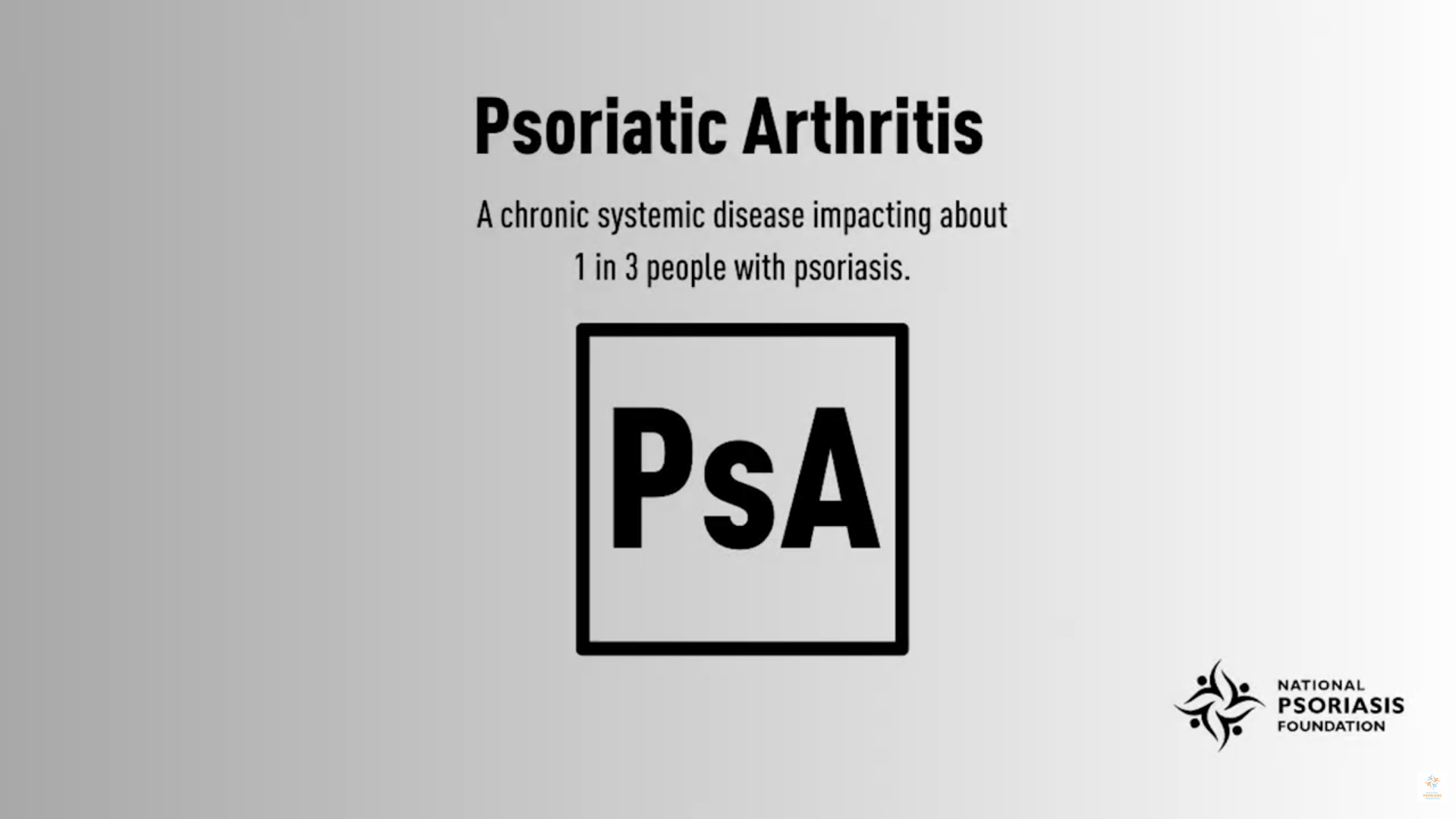 Psoriatic Arthritis (PsA): A chronic systemic disease impacting about 1 in 3 people with psoriasis.