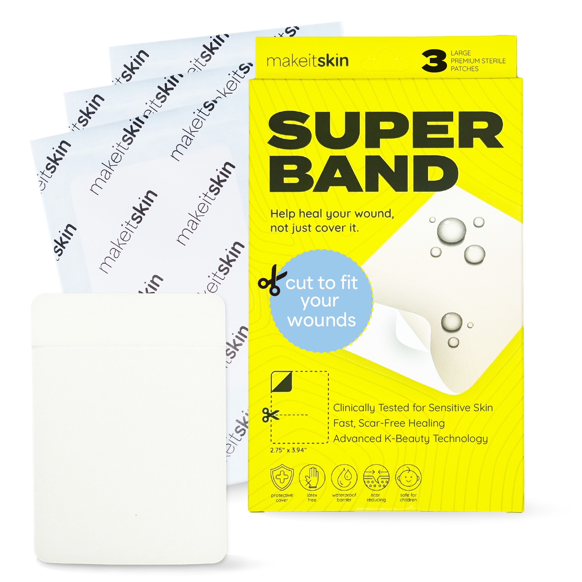MakeItSkin SUPERBAND™ Hydrocolloid Patches