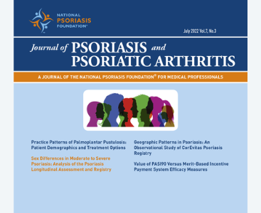 Cover of the Journal of Psoriasis and Psoriatic Arthritis (JPPA)