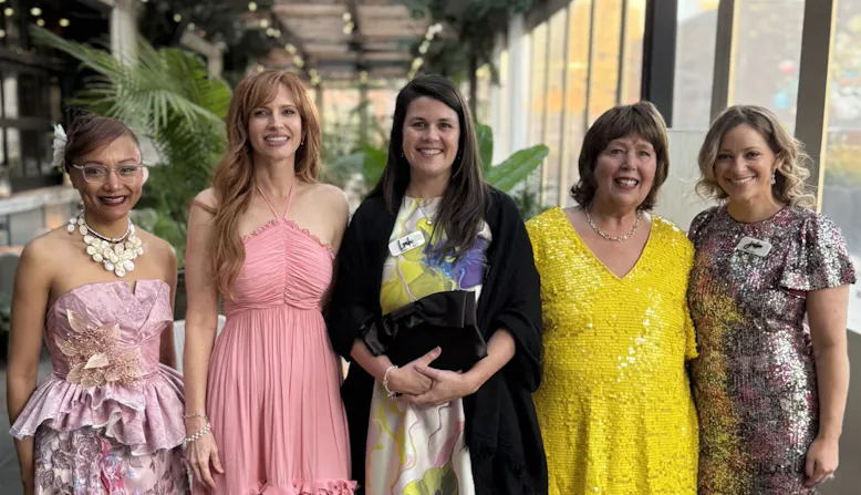 Honoring Dr. Angela Crowley, B. JangMi Johnson, PA-C, and Beckie Menzie. Chicago Fleur de Cure 2026