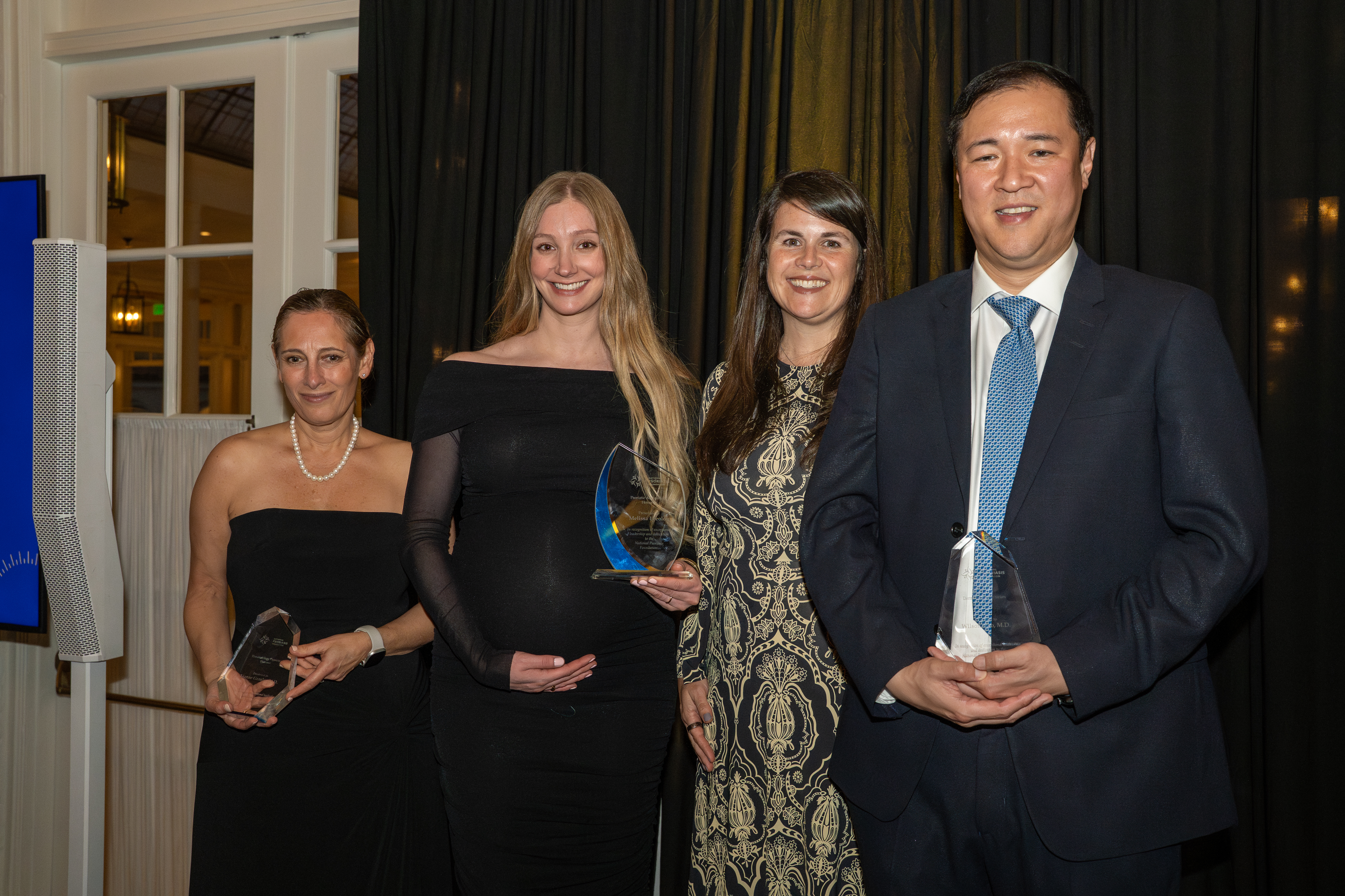 Honoring Dr. Lianne Gensler, Melissa Leeolou, and Dr. Wilson Liao.