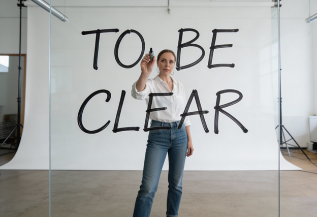 To Be Clear mockup