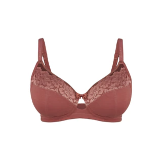 JulieMay Rosie Lace Silk & Organic Cotton Wireless Full Cup Bra