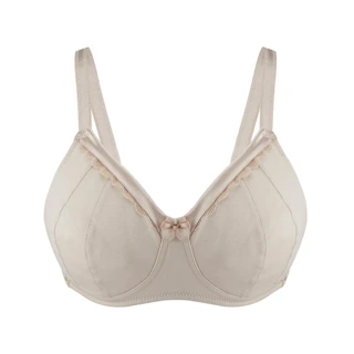 JulieMay Ivory Non-Wired Silk & Organic Cotton Full Cup Bra