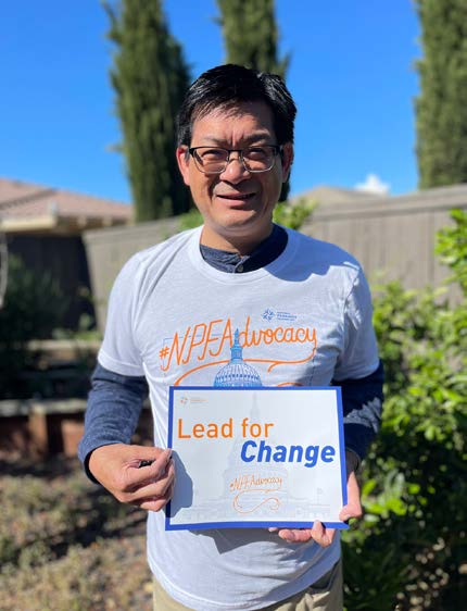 Howard Chang, NPF Volunteer and Advocate