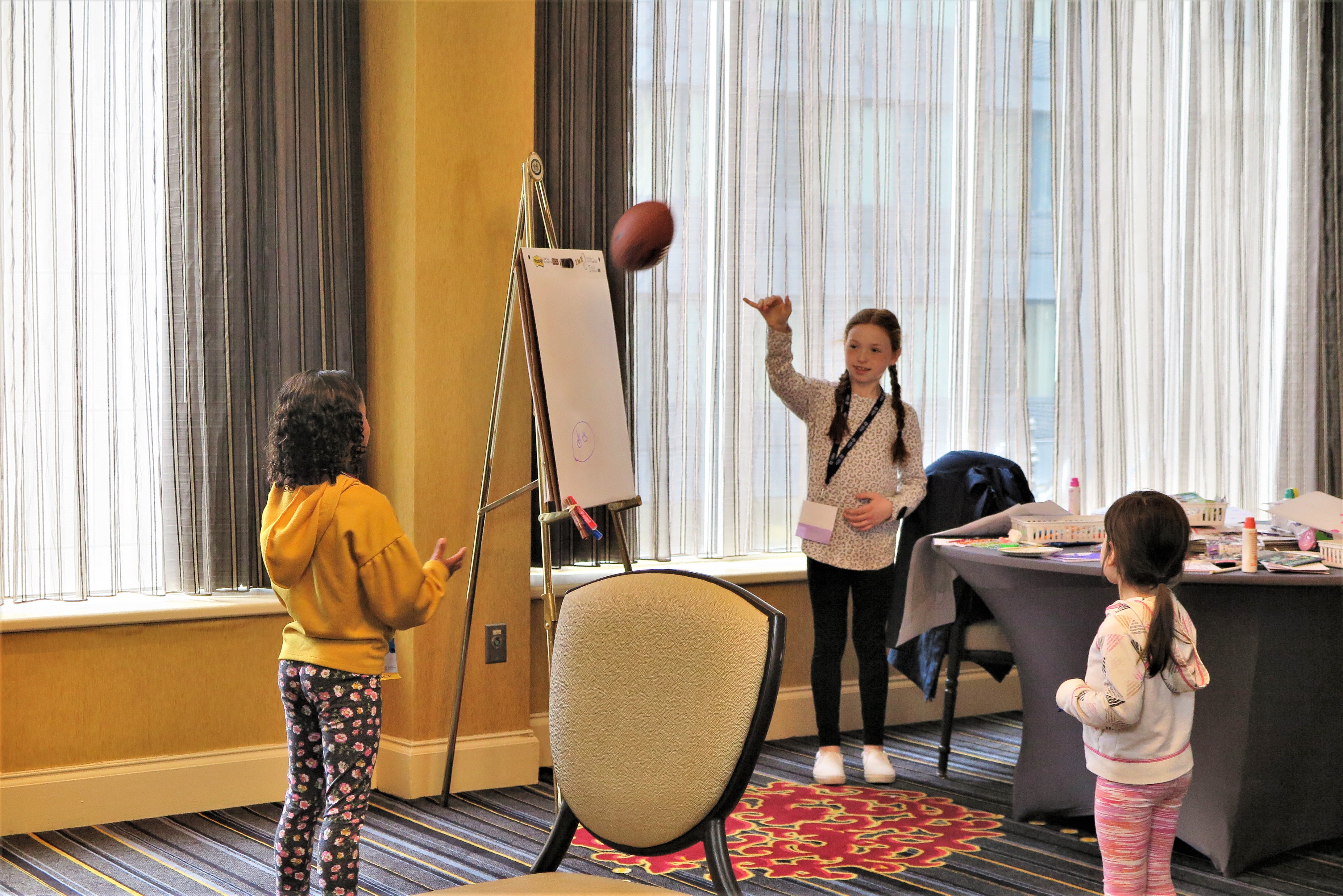 Healthier Together: Learning for All Ages conference. Leah and Skylar.