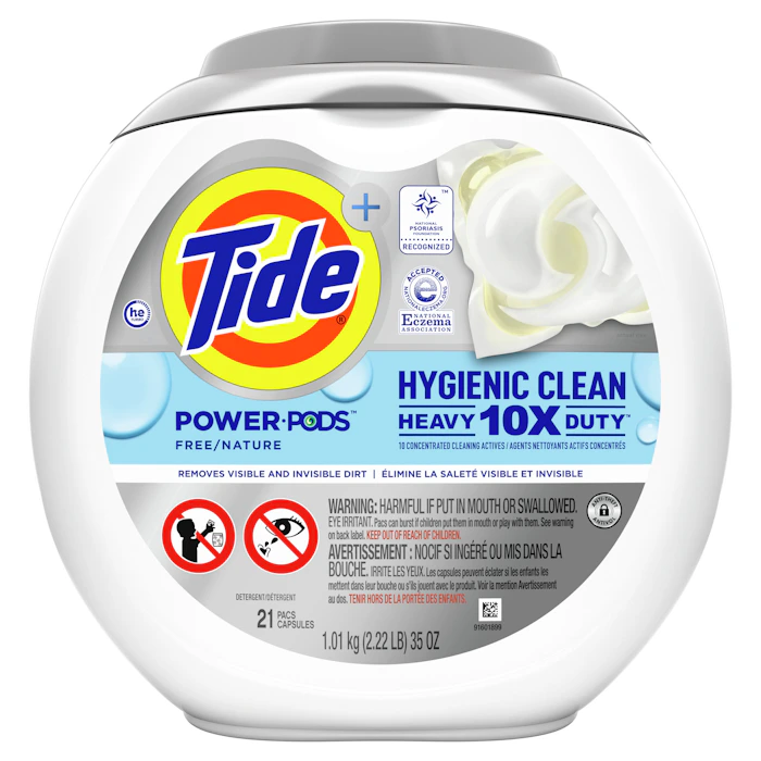 Tide Pods Free and Gentle Hygienic Clean Heavy Duty Laundry Detergent