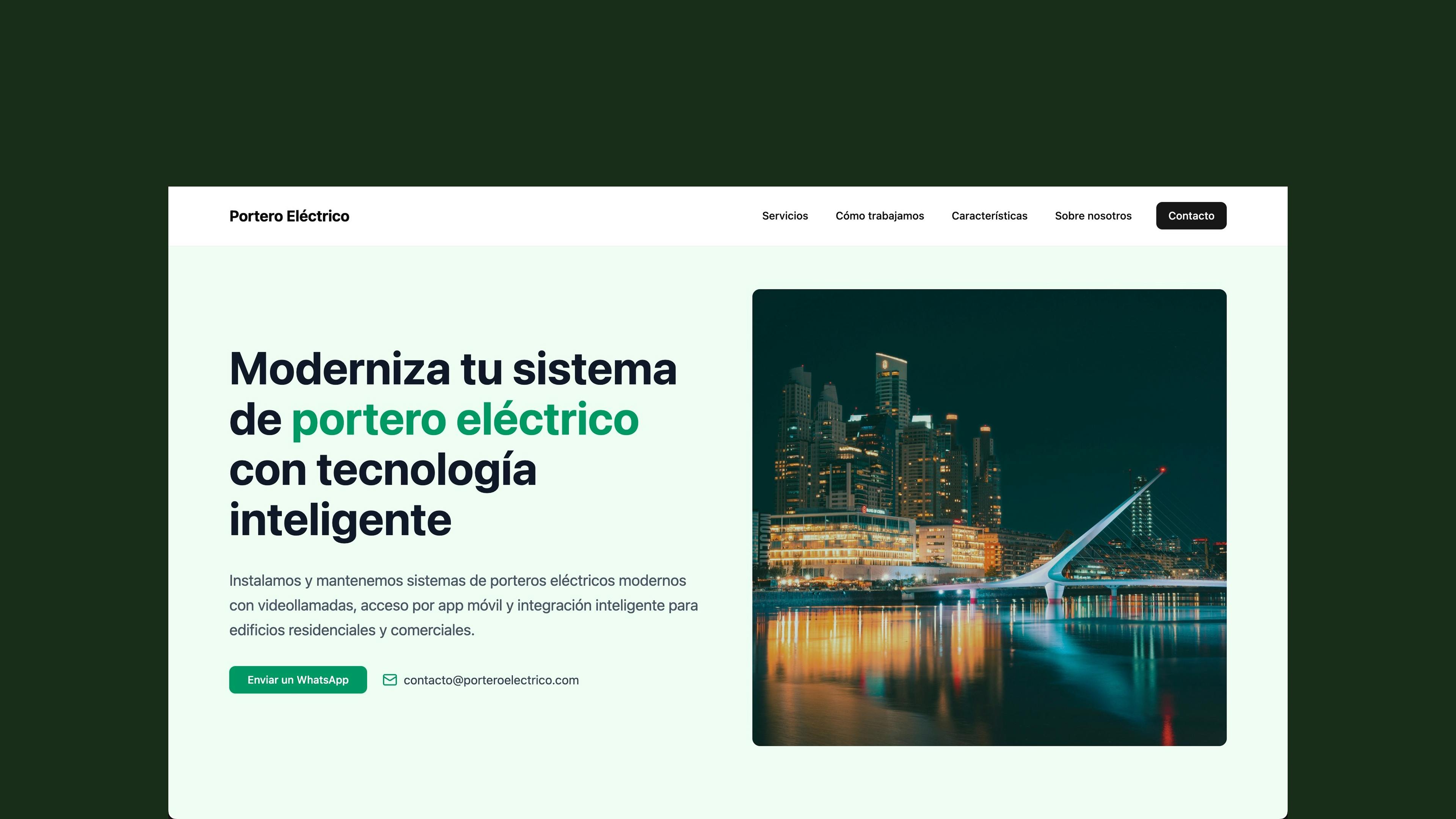 portero electrico website hero