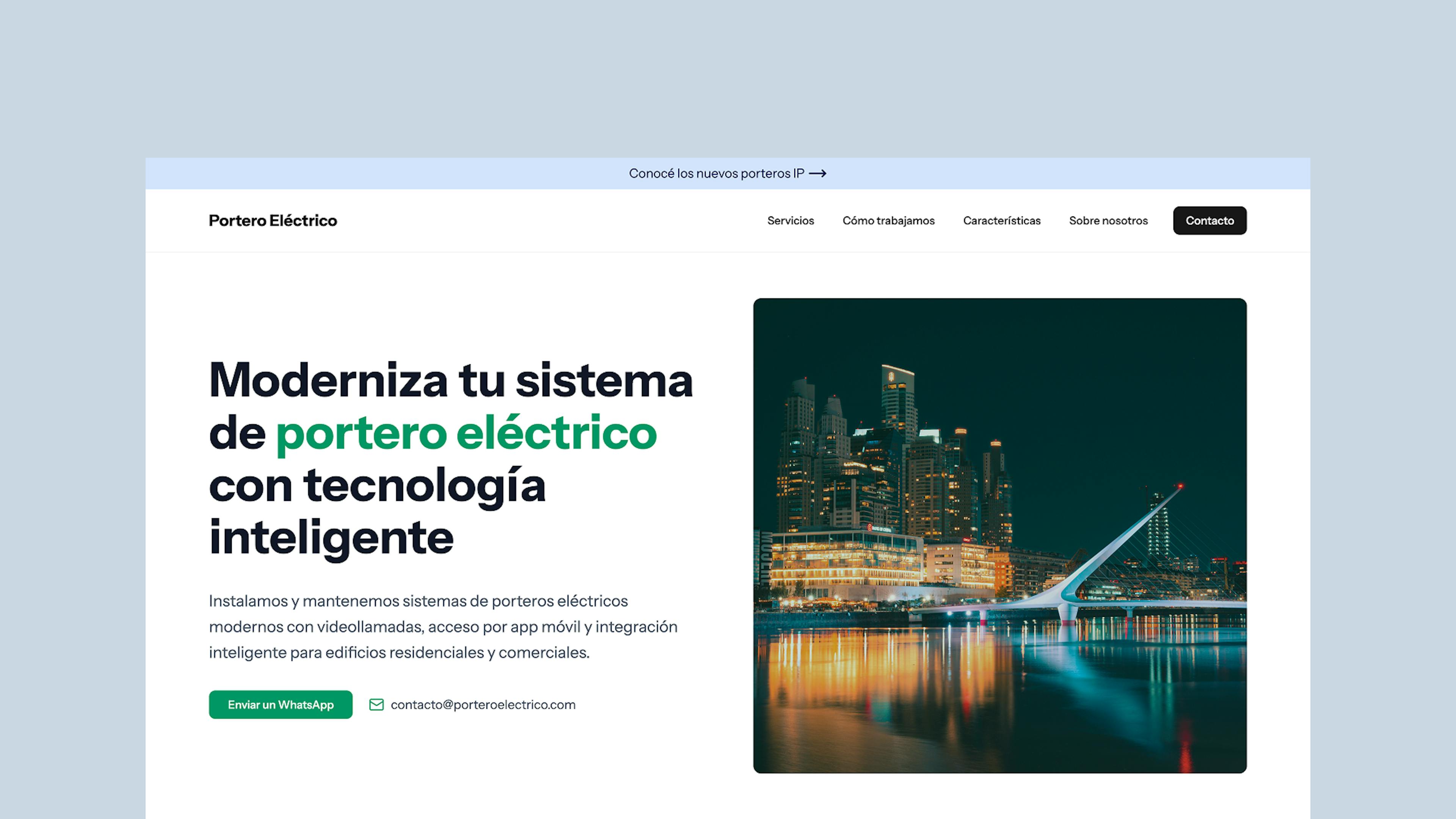 porteroelectrico.com hero