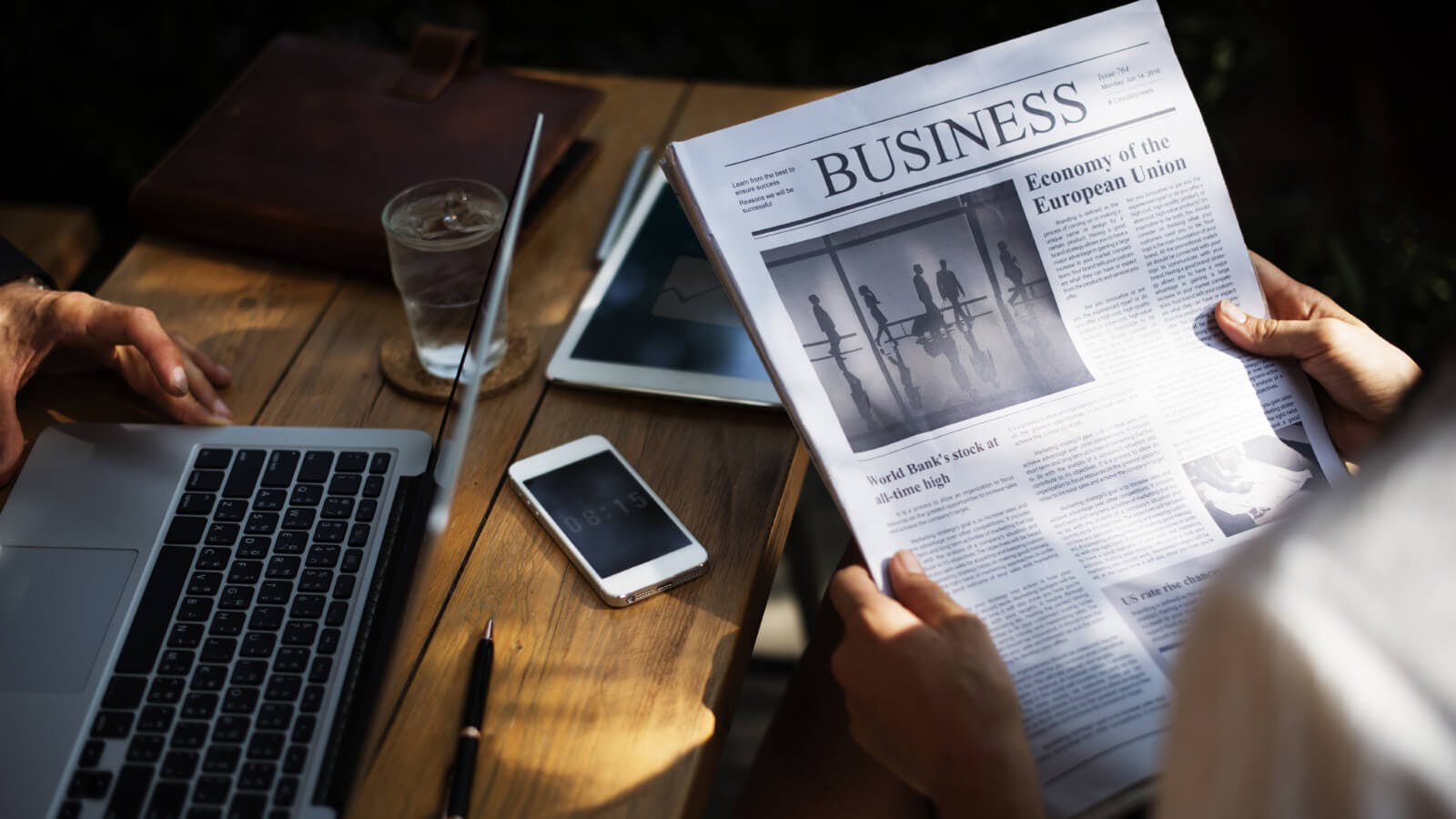 Business newspaper 