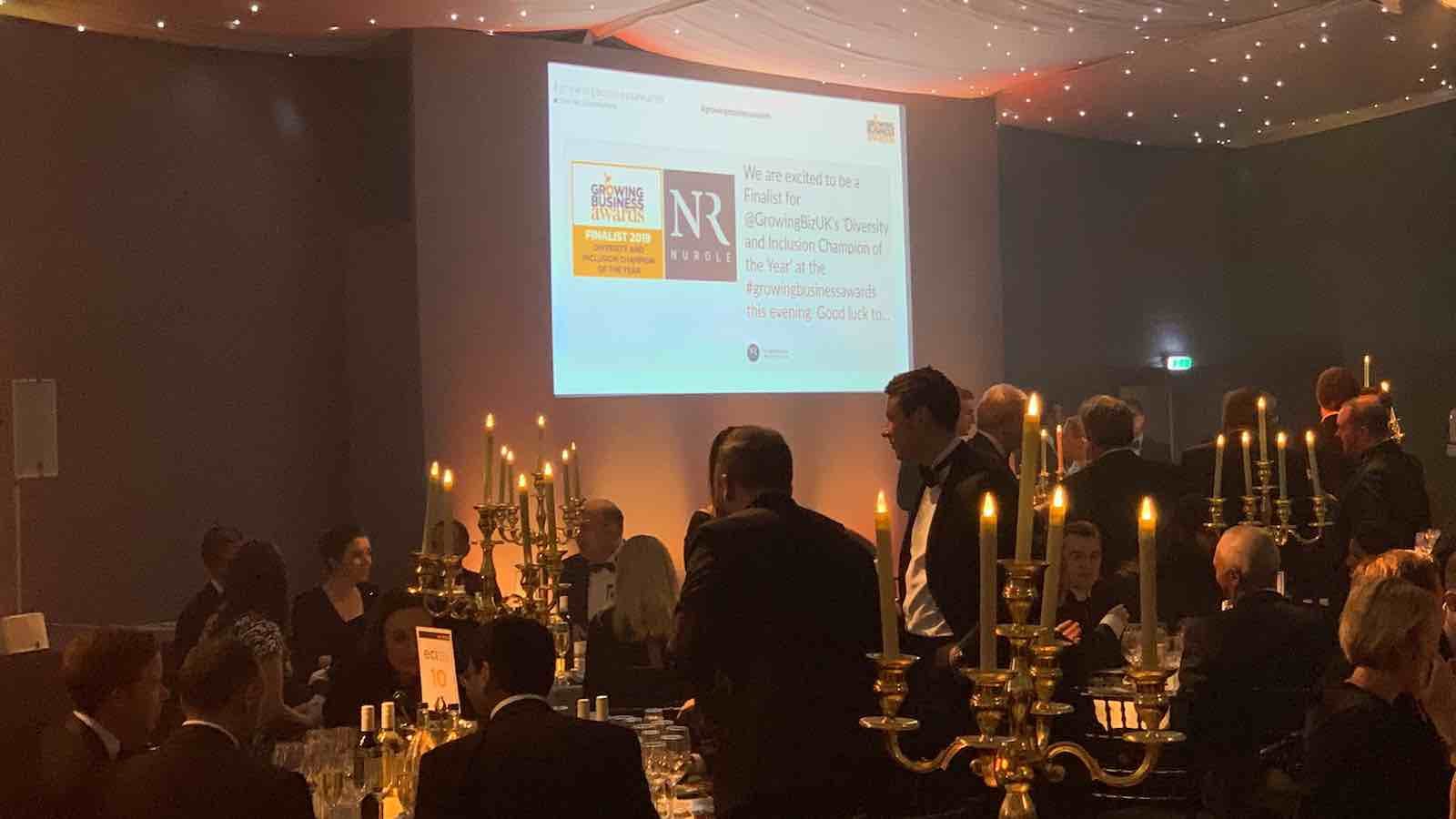 Nurole as Finalist at the Diversity and Inclusion Champion of 2019 Award