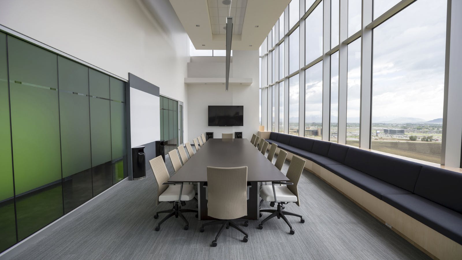 empty board meeting room 