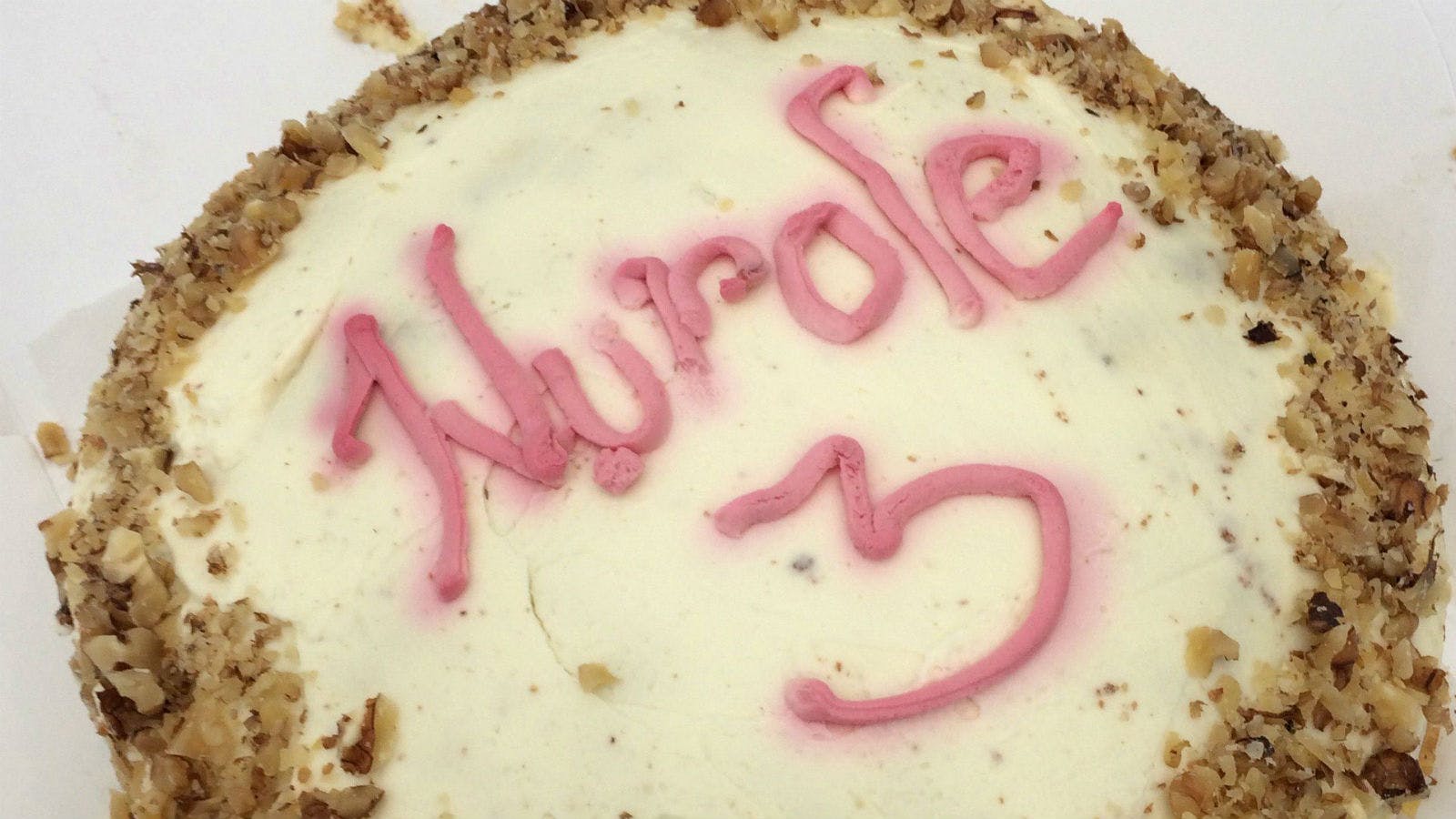 Celebratory 3rd birthday cake for Nurole 
