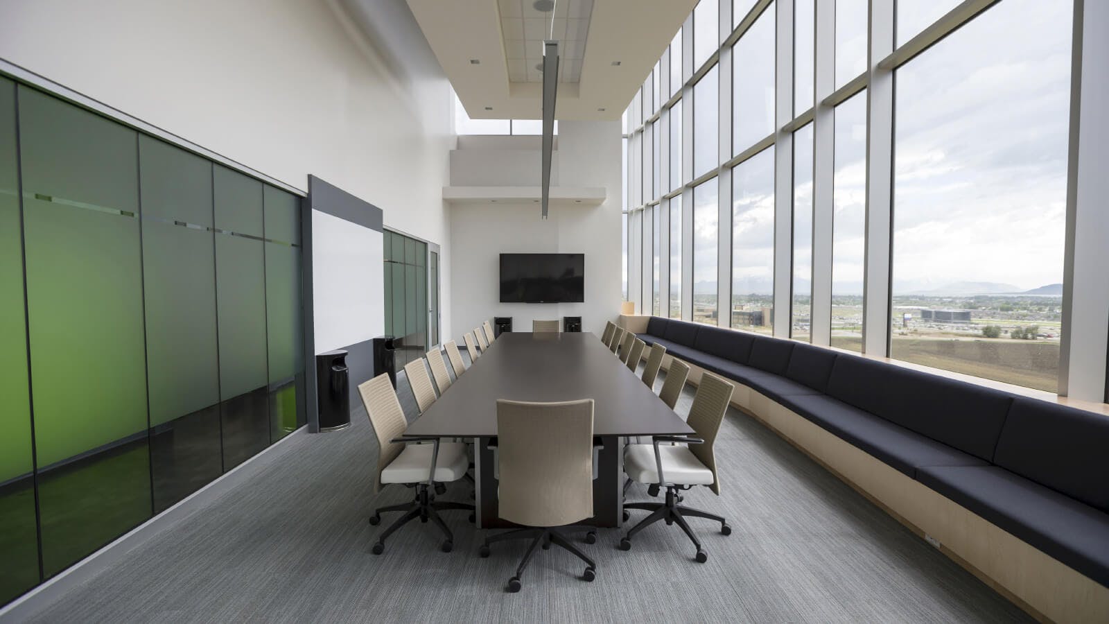 empty board room 