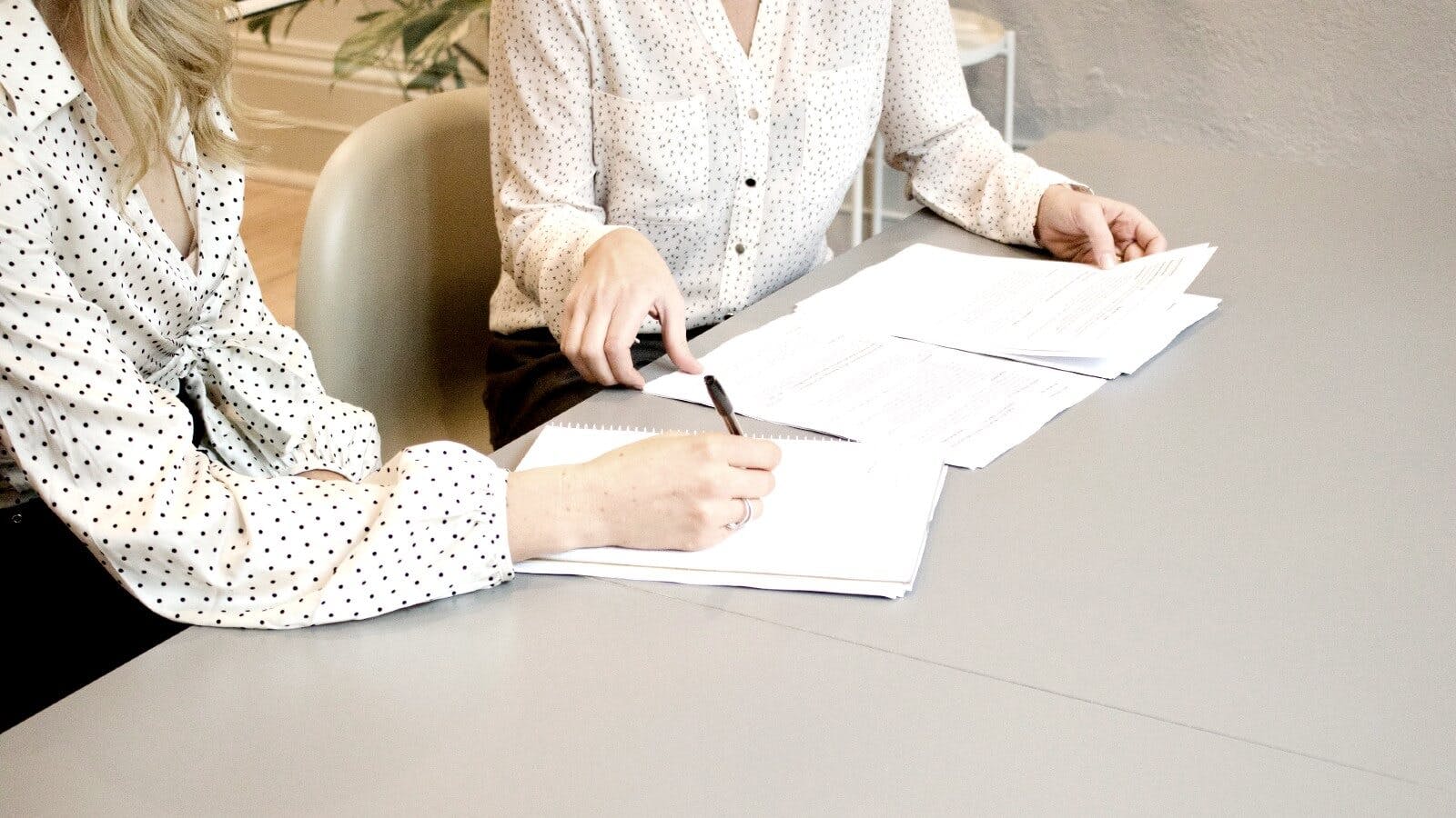Women in a board meeting