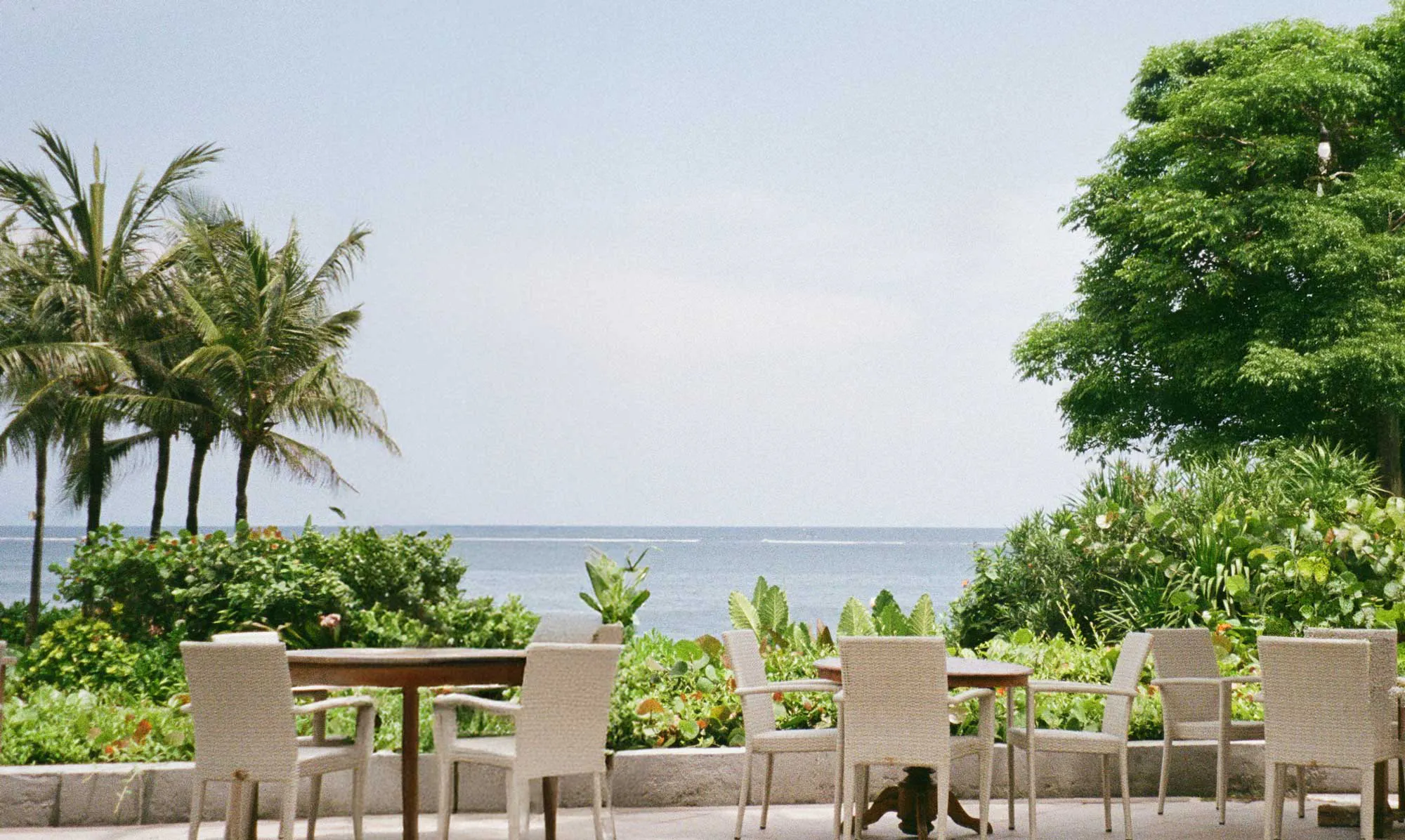 a beach front restaurant in nusa dua bali